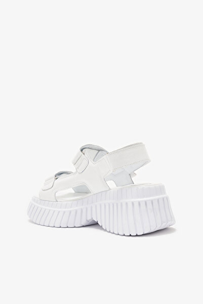 Louis Cardy Spencer White Genuine Leather Women's Sandals