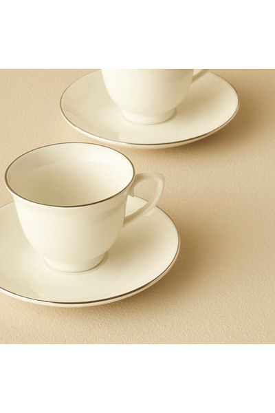 Bella Maison Felis Set of 2 Coffee Cups Silver (90 Cc)