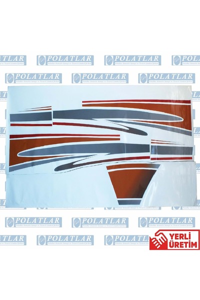 BANDO-Y-ÜRETİM İVECO 120-14 KAPI ÇIKARTMA TAKIM YAZISIZ (2005-2006)(DECAL)