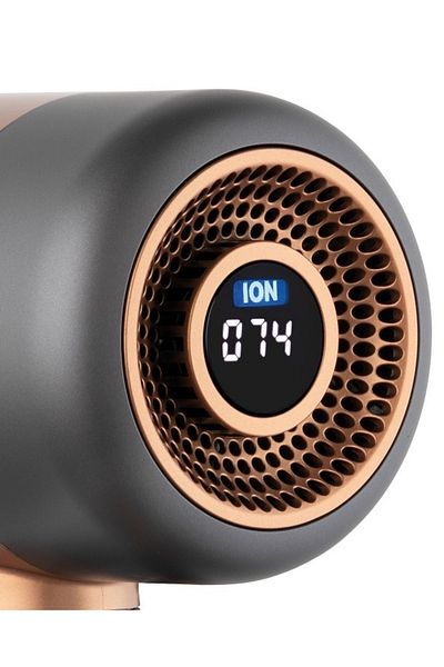 Fakir Ion Booster Hair Dryer, 2000w Ac Motor, Ion, Continuous Speed, 3 Temp Settings, Lcd, 2.5m Cable