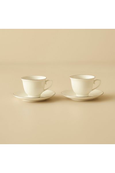 Bella Maison Felis Set of 2 Coffee Cups Silver (90 Cc)