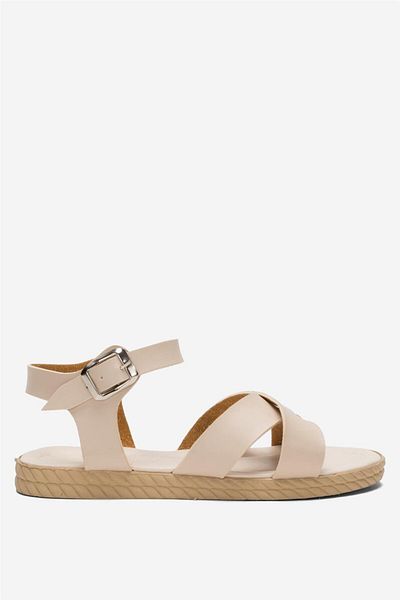 Liger Sandale de damă de zi cu zi, stilate și confortabile, model BEIGE
