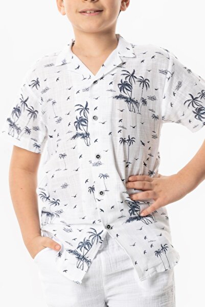 Eliş Şile Bezi Καλοκαιρινό πουκάμισο - Κοντομάνικο Shile υφασμάτινο εμπριμέ Byz