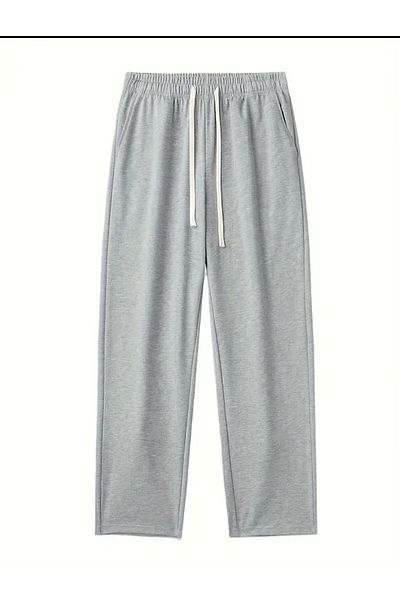 GERLAY unisex γκρι ίσιο παντελόνι