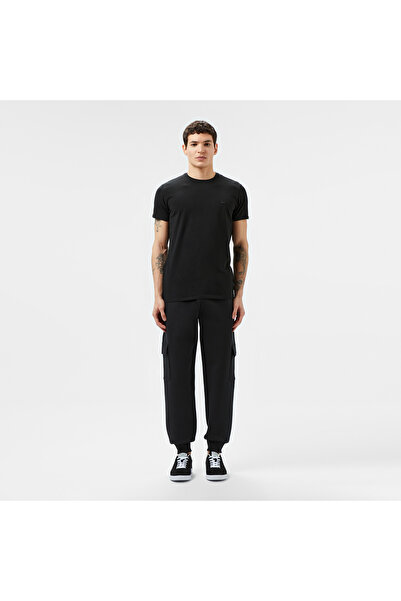 Lacoste Erkek Slim Fit Bisiklet Yaka Siyah T-Shirt