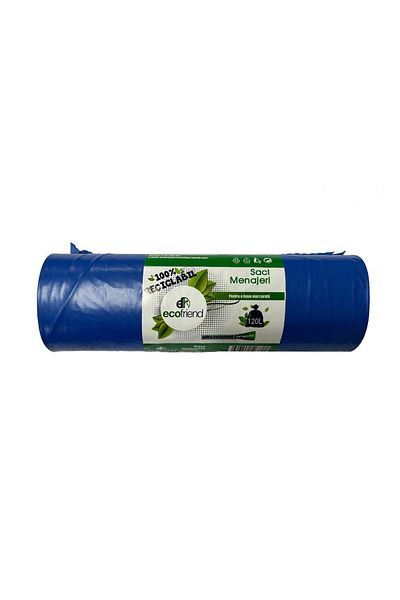 OEM Garbage bags 120 L (70 x 110) 30 microns 10 pcs/roll LDPE