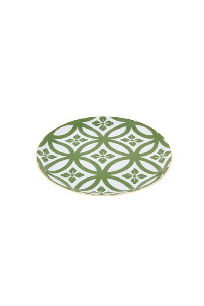 Porland Morocco Ds1 Green Flat Plate 17 Cm