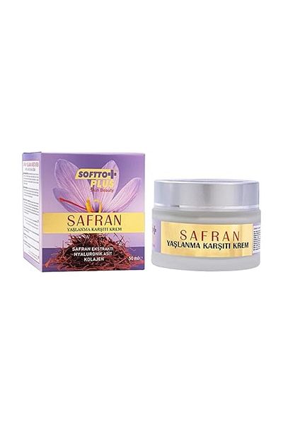 Softto +Plus Anti-Aging-Creme – Safran, Hyaluron, Kollagen – 50 ml
