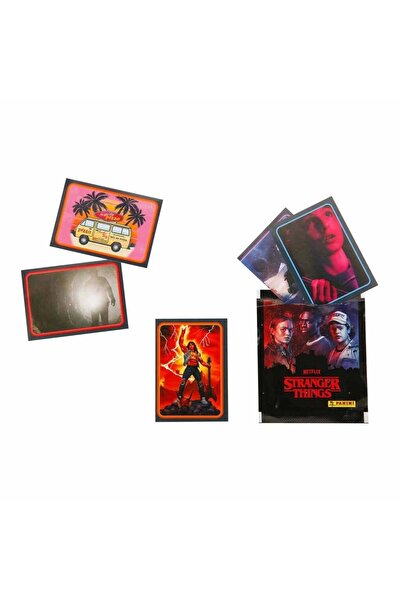 Basic Fun Stranger Things 5’li Çıkartma Paketi Koleksiyonluk Sticker Seti
