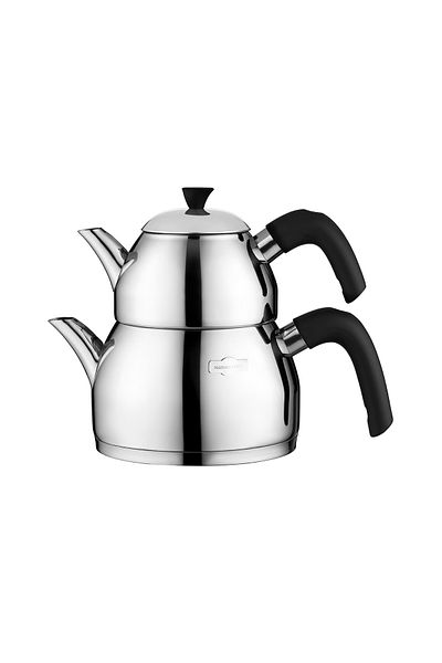 Madame Coco Monreale Teapot Set - Steel - Medium Size
