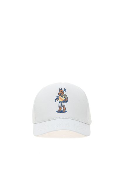 U.S. Polo Assn. قبعة الصبي البيضاء 50304664 -VR013