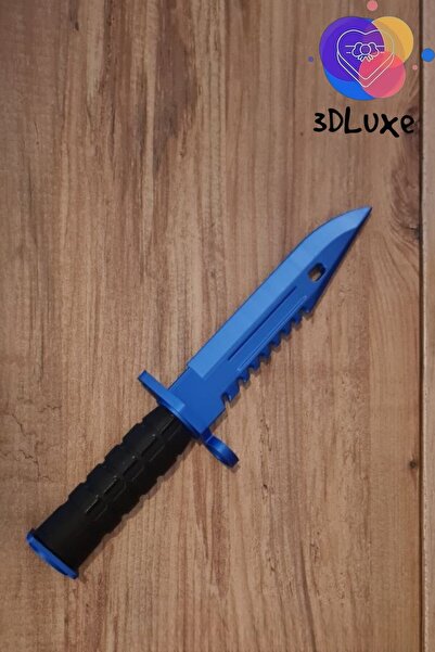 3DLuxeDekor Cs:go M9 Bayonet Bıçak Mavi Figür (KESİCİ DEĞİLDİR)