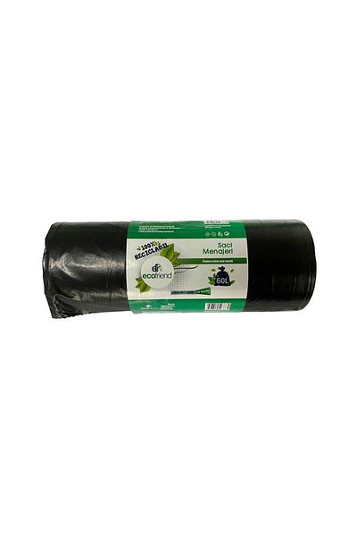OEM Garbage bags 60 L (60 x 80) 24 microns 15 pcs/roll LDPE