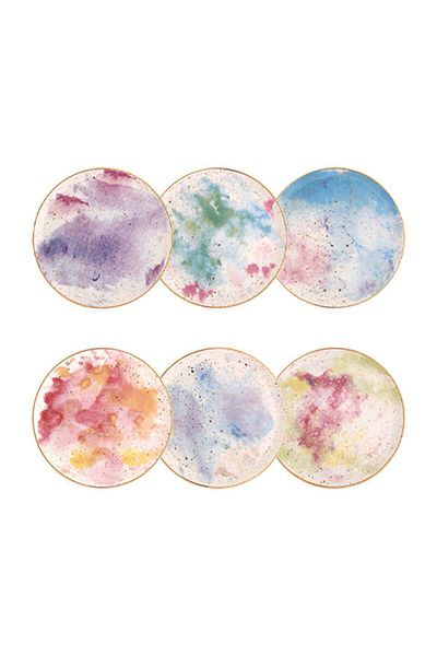 Porland Cosmos 6-Piece Flat Plate 24 Cm