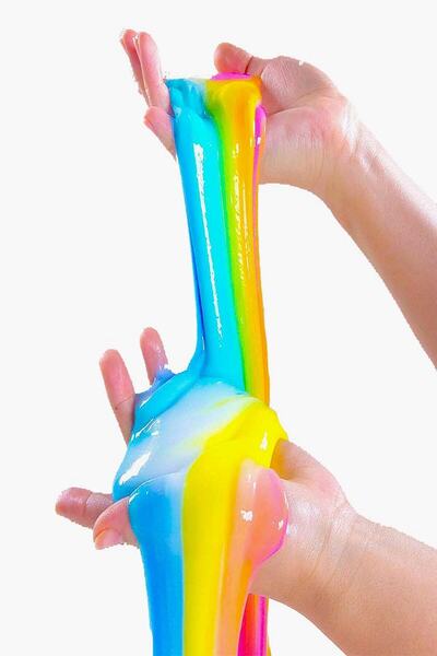 akbel Slime Şaka Hamuru Mavi 1kg