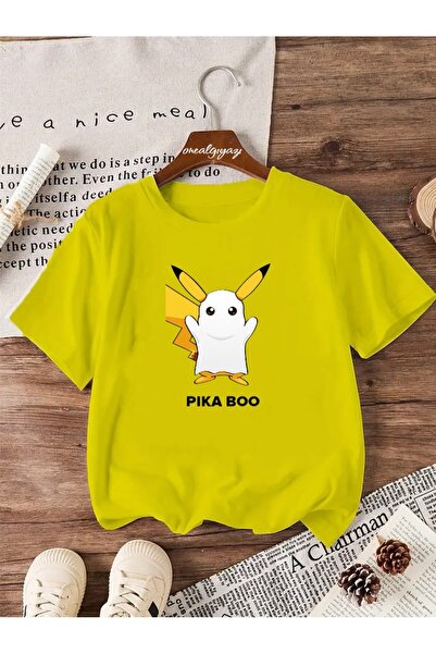 oneagılyazı Pika Boo Štampano Dete Oversize kroj T-shirt