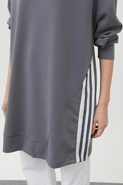 Loreen Kadın Tiktak Detaylı Tunik - 20603TUN - Antrasit