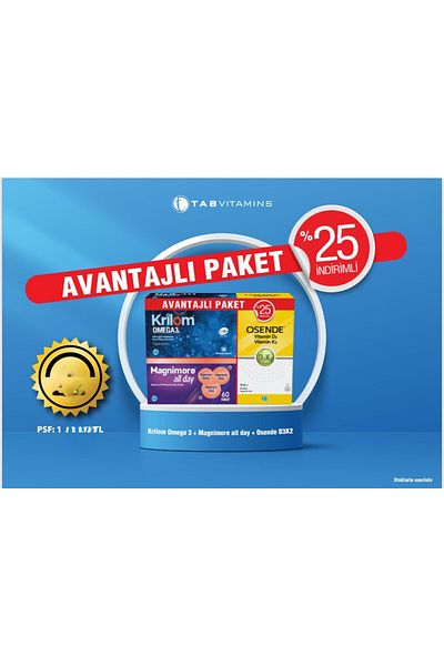Magnimore Krılom Omega3 50, Magnımore Allday 60, D3K2 20ml Advantageous Package