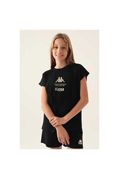 Kappa Girl's Crew Neck 100% Cotton T-Shirt