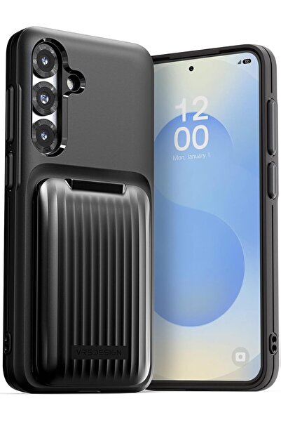 VRS Design حافظة D-Wallet Orb Fit لهاتف Samsung Galaxy S25 PLUS مزودة بثلاث ف...