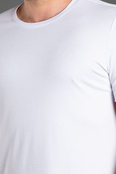 ZEKİ ÖZER ΑΝΔΡΙΚΟ ΛΕΥΚΟ T-SHIRT BASIC O ΛΑΙΜΟΥ