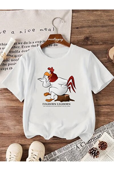 oneagılyazı Petao Štampano Dete Oversize kroj T-shirt