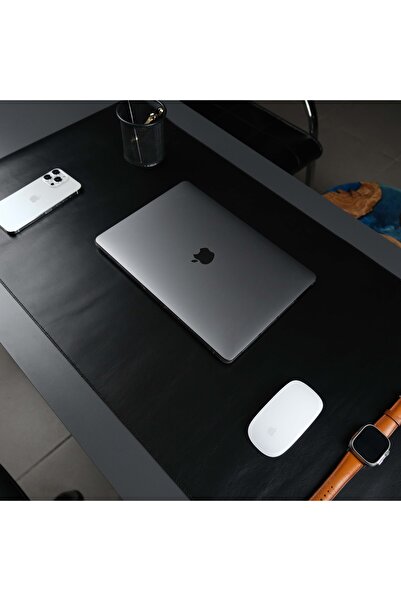TORONATA Jersey Hakiki Deri Masa Matı 91x48 cm Büyük Oyuncu Mouse Pad Oyuncu ...