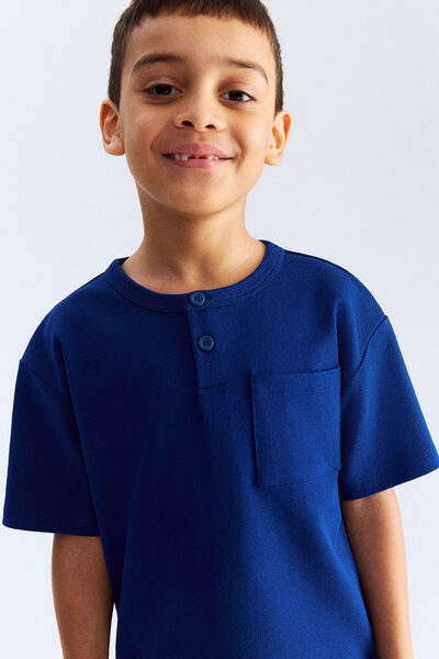 H&M Havlu Kumaştan Sıfır Yaka Üst