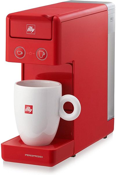 illy Y3.3 Iperespresso Machine Compatible with Iperespresso Capsules, 19bar - Red