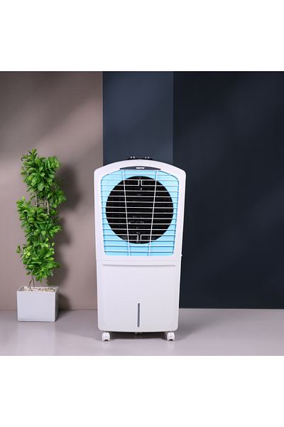 Geepas Premium Desert Air Cooler Comes with 100L Large Tank Capacity, 4-way Air Deflection, Auto Swing,