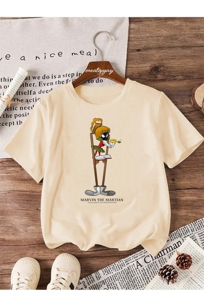 oneagılyazı Marvin Štampano Dete Oversize kroj T-shirt