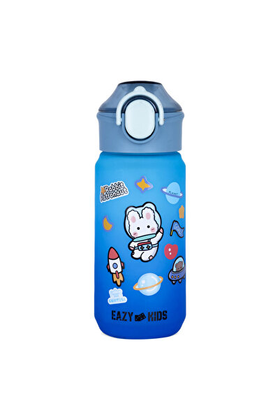 Eazy Kids Water Bottle 500ml wt Handle - Blue