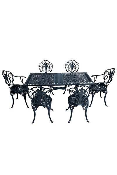 ReHome Alüminyum Masa Sandalye Takımı | CG734 | Döküm Bahçe Masa Takımı