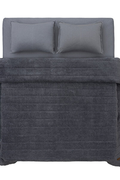 Koza Home Koza Lun Gri Yatak Örtüsü Takımı Tek Kişilik 9083 170 x 240