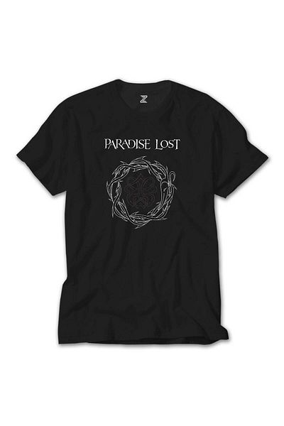 Z zepplin Μαύρο T-shirt με λογότυπο Paradise Lost