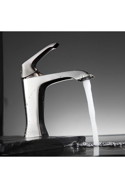 Creavit Avant-Garde Faucet Set - 3-Piece Bathroom, Sink, Sink