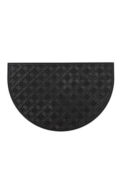 Koza Home Step Yarım Ay Dış Kapı Paspası Siyah Pvc 45x70 462709