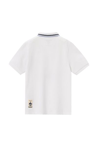 Giordano Kids Thematic Bold Polo: Slim Fit, Bold Embroidery, Everyday Style