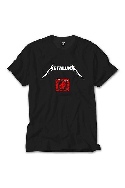 Z zepplin Metallica St. Anger Black T-Shirt