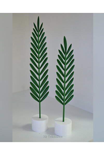 TEKNO TÜY ŞEKLİNDE SALON DEKORU - MODERN 2'Lİ TÜY DEKOR - ŞIK DEKOR SETİ