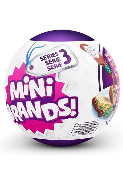 Metal machines Zuru 5 Surprise Mini Brands Global Series 3