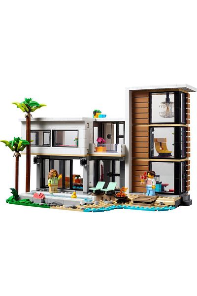 LEGO Creator 3 in 1 Modern House - 9 Years Old and Above Toy Construction Set 939 Pieces