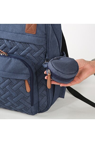 MY Collection Lucky Linen Mother Baby Care Backpack