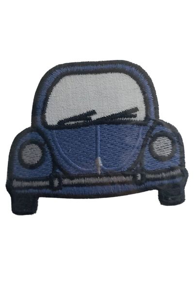 Hangora Applique Iron-On Vosvos Navy Blue Crest 3 cm