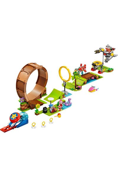 LEGO Sonic the Hedgehog Sonic Green Hill Zone Circle Obstacle 76994 (802 Pieces)