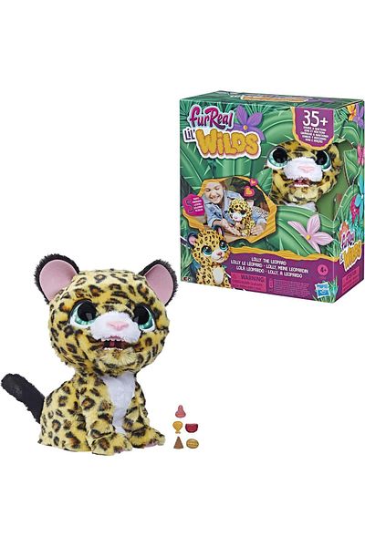 Hasbro FurReal Lil Wilds Lolly the Leopard Plush Pet F4394