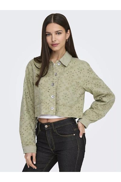 ONLY Onlelsa Short Crochet Jacket Γυναικείο Μπουφάν 15338055