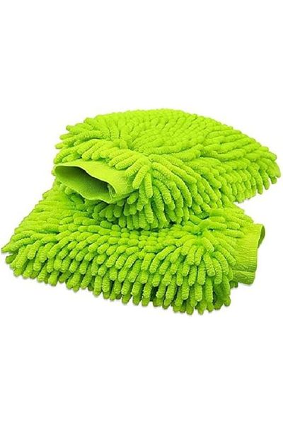 SMY Car Cleaning  Chenille Microfiber Wash Mitt for Car Wash, Trucks, SUVs, and Motorcycles (Pack of 2)