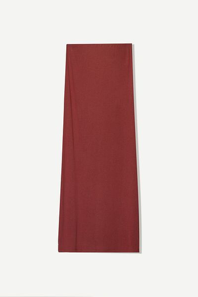 Bershka Modal blend maxi skirt
