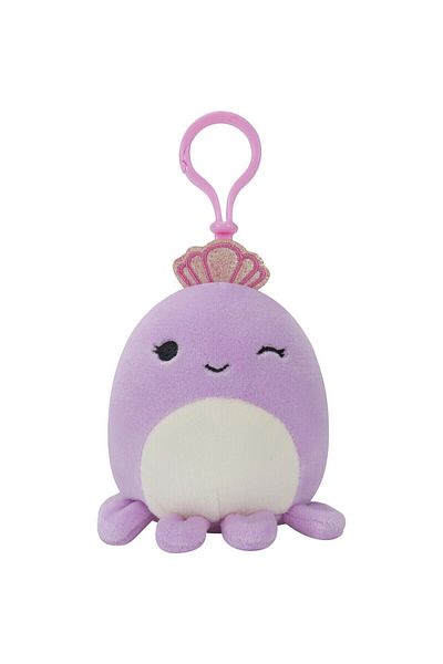 Squishmallows Violet the Octopus Clip On Plush 3.5inch SQCR00786/SQCR03646